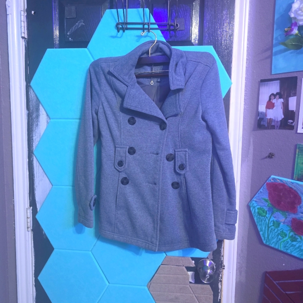 Grey Pea Coat